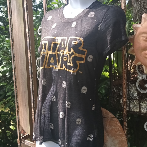 Star wars cute distressed looking t-shirt Small - Picture 3 of 5